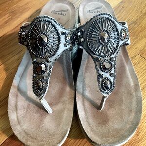 Dansko sparkly sandals, size 42.